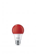 Signify Lamps 463273 - 8A19/LED/RED/P/ND 120V 4/1FB