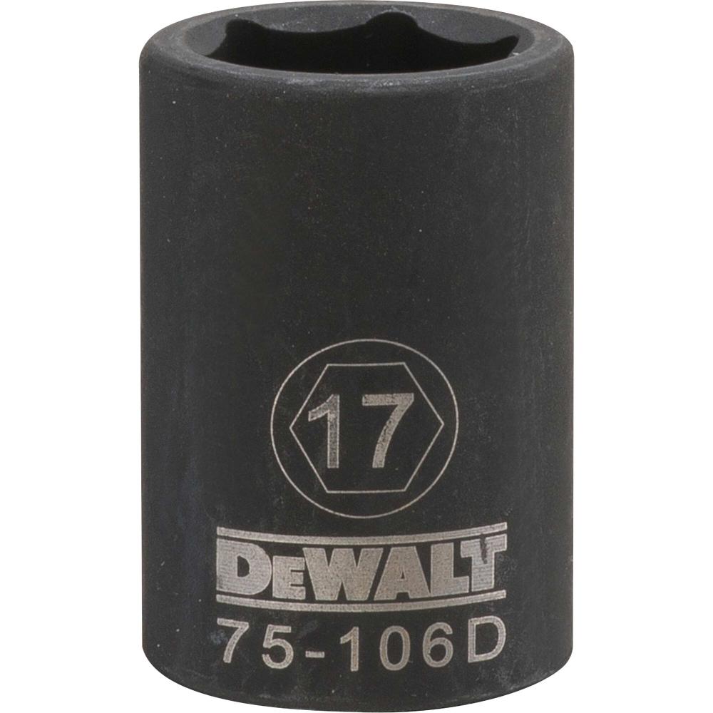 DWMT 6PT 1/2IN DR IM SKT 17 MM