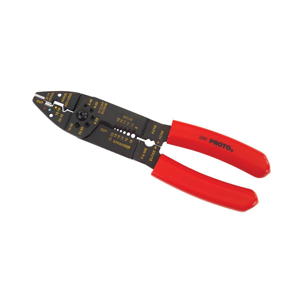 WRESTRPR/WRE Crimp Plier 8-5/8&#34; 0.45LB