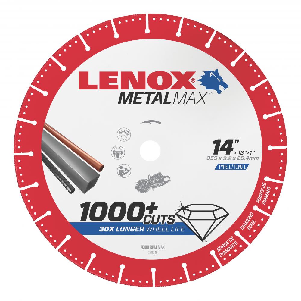 LENOX DIAM CUTOFF WHEEL GS 14&#34; X 1&#34;