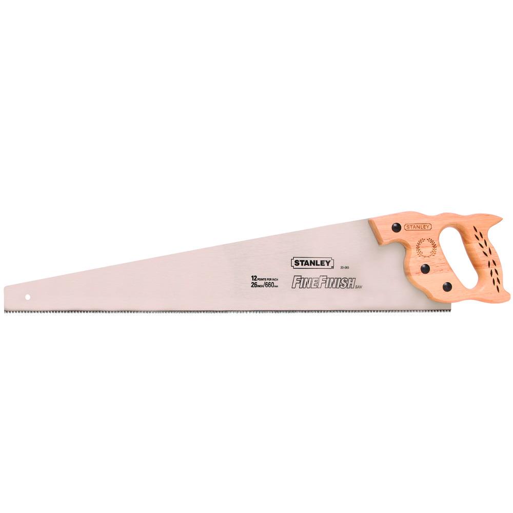 FINE FINISH SAW W/ WOOD HANDLE 26&#34;