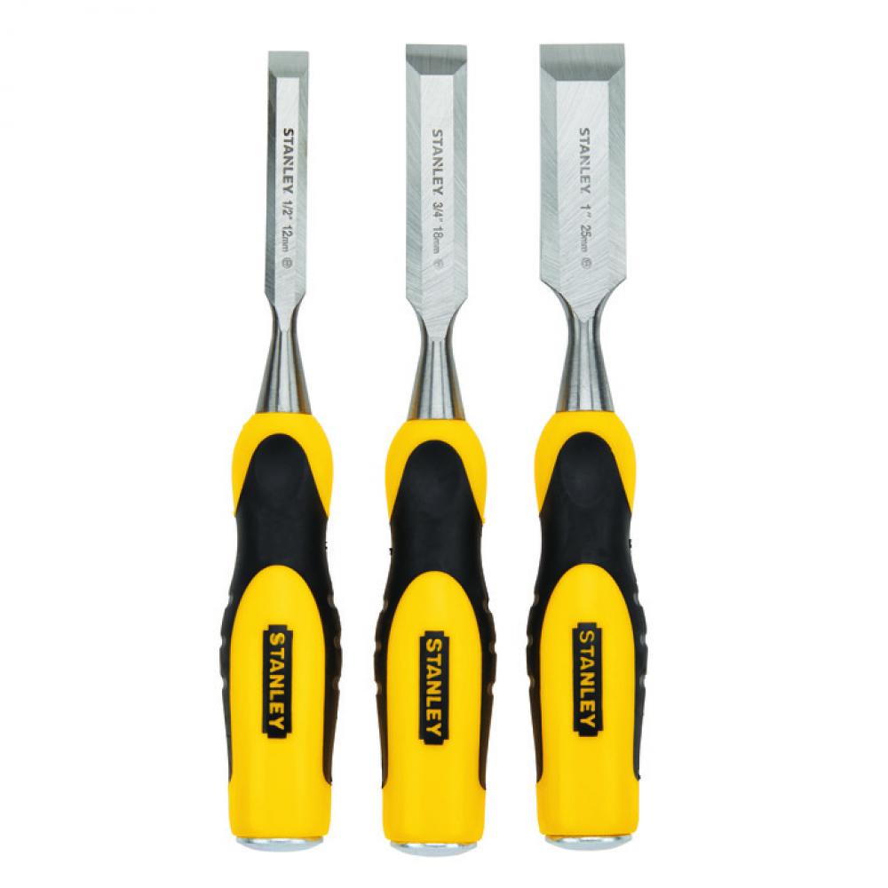 CHISEL SHORT BLADE BI-MATERIAL SET 3 PC.