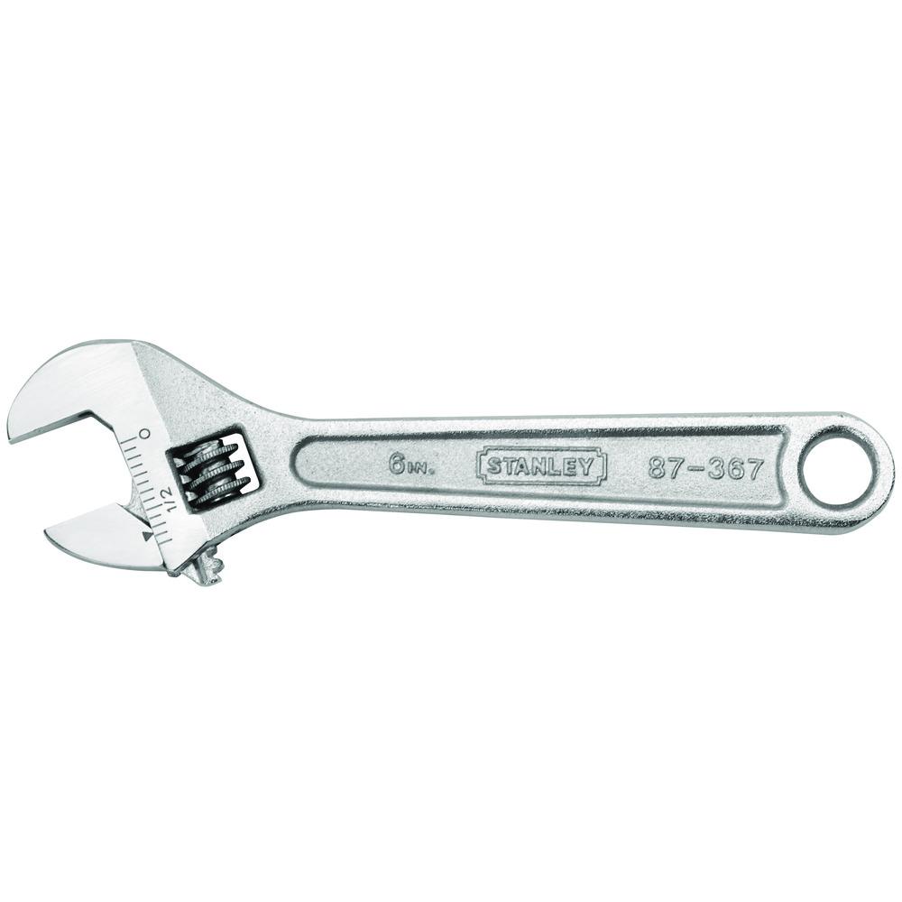 STANLEY ADJUSTABLE WRENCH  6&#34;