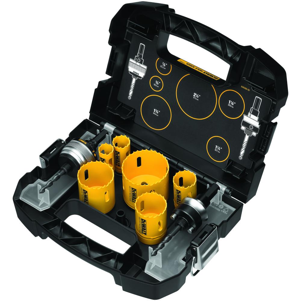 9 pc. Plumber&#39;s Hole Saw Kit