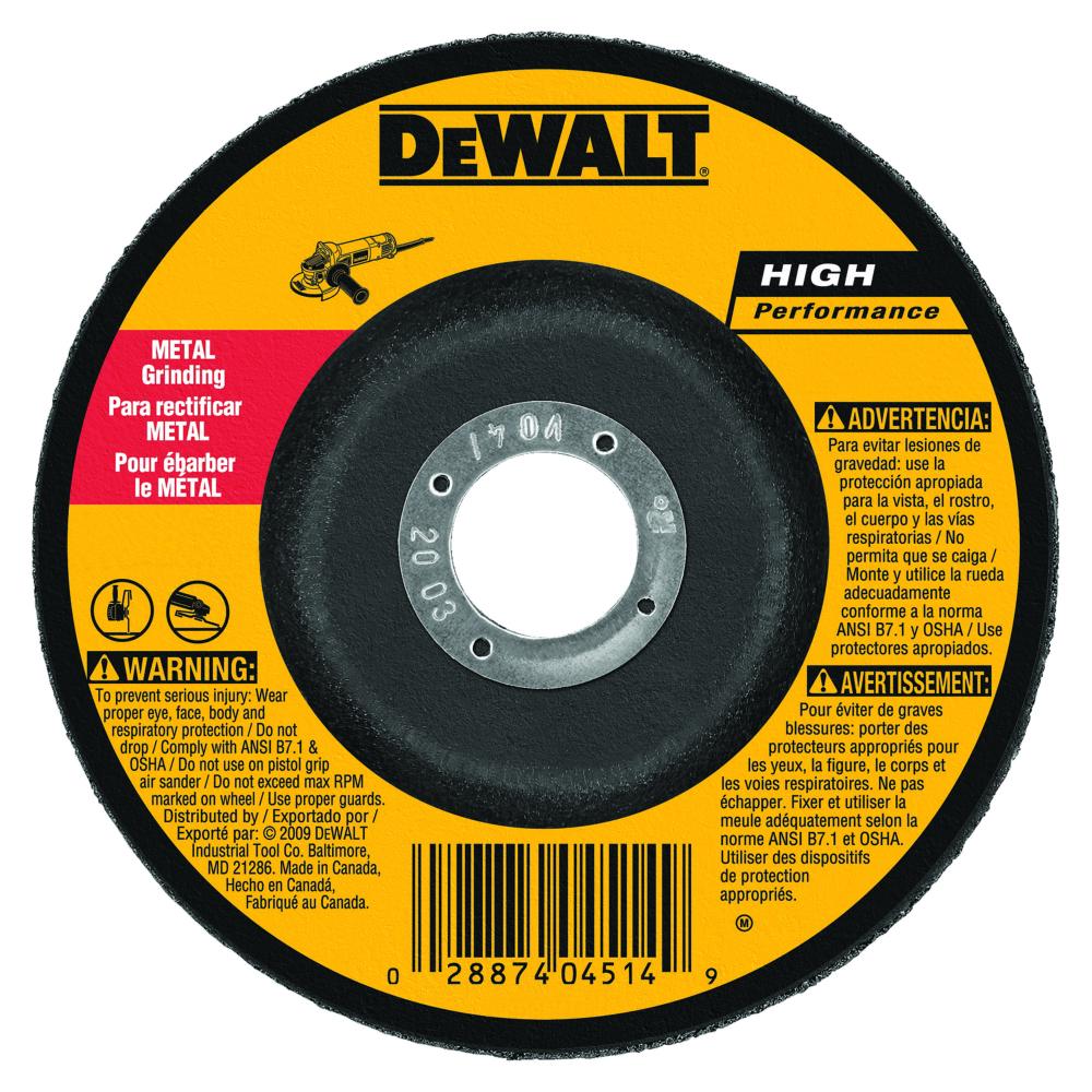 4-1/2inx1/4inx7/8in HPMTL Grinding Wheel
