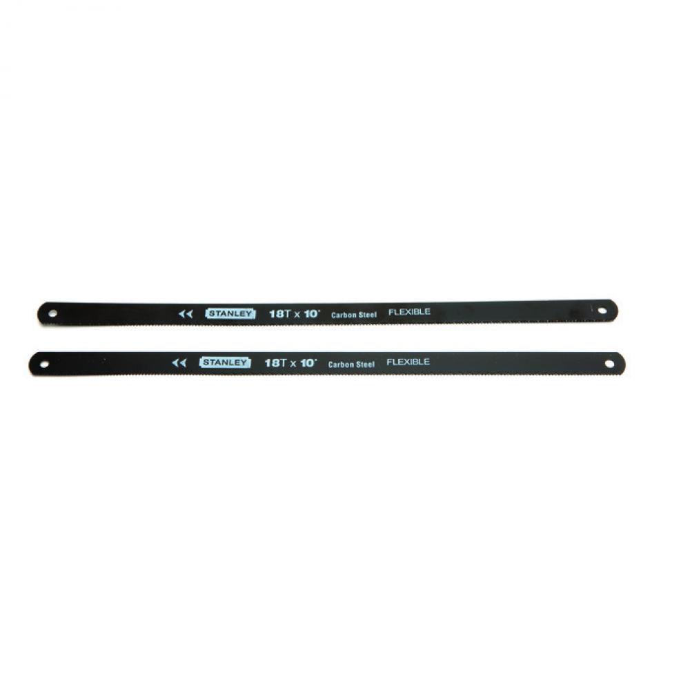 CRBN STL 10&#34; HACKSAW BLADE 18 TPI  2PK