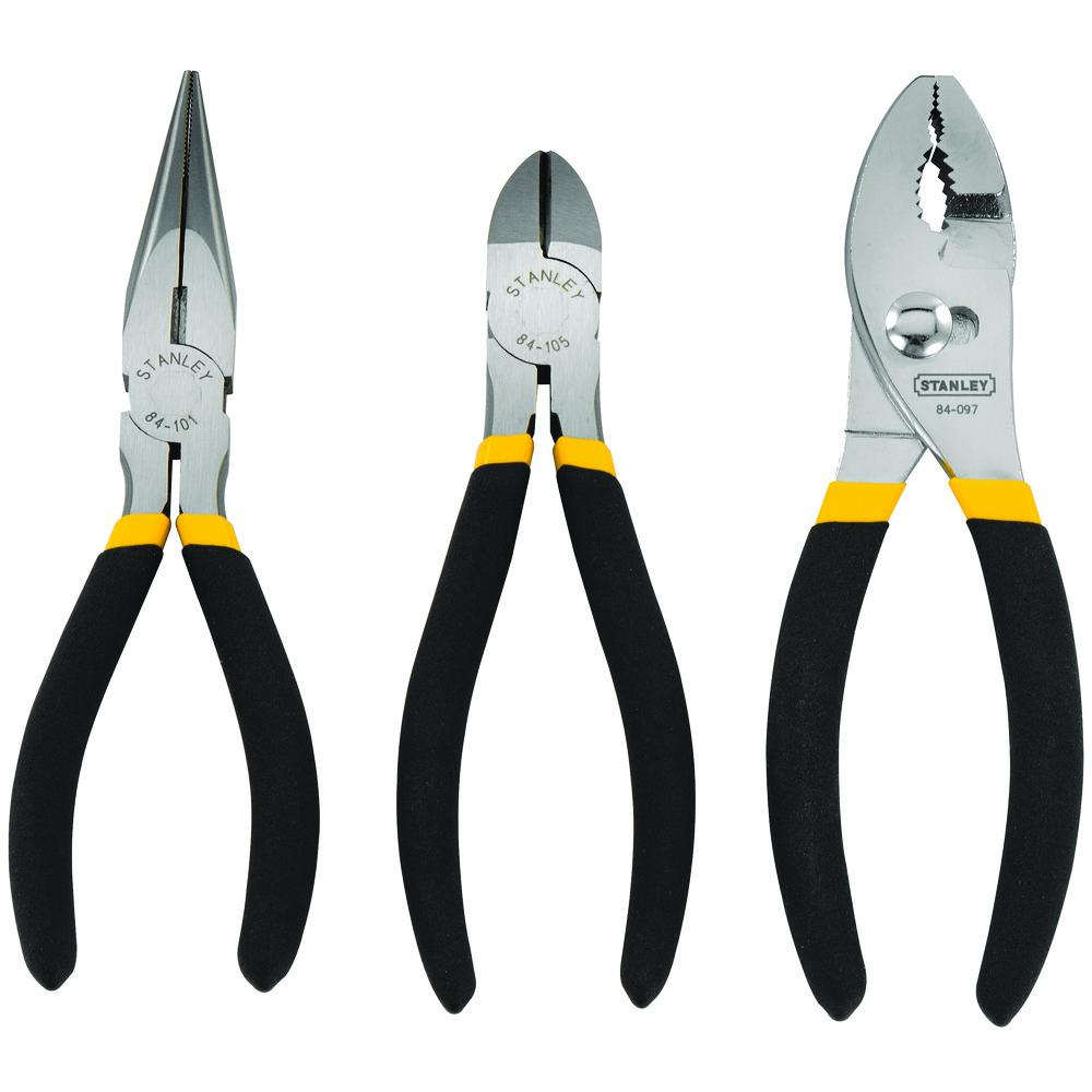 STANLEY BASIC PLIER SET - 3 PIECE