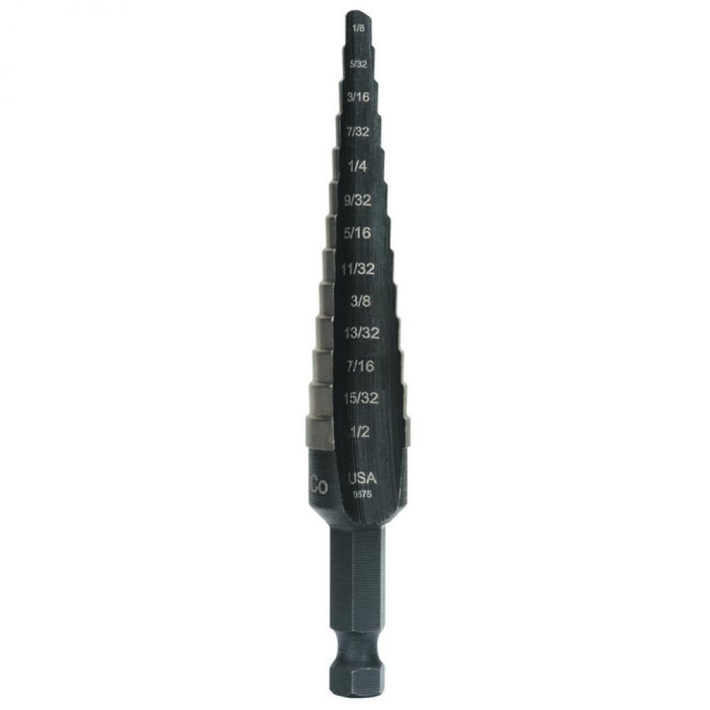 STEP DRL COBALT #1 1/8-1/2&#34; 13 SZ