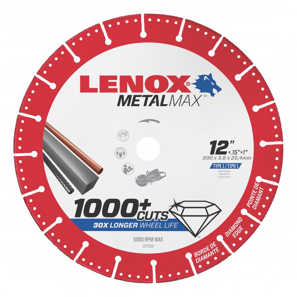 LENOX DIAM CUTOFF WHEEL GS 12&#34; X 1&#34;