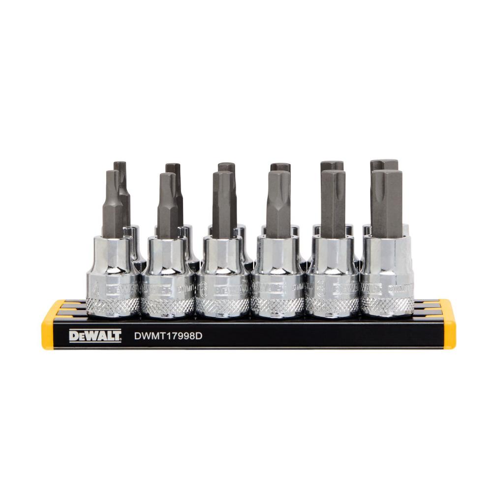 12 PC3/8 DR SAE & MM HEX SKT