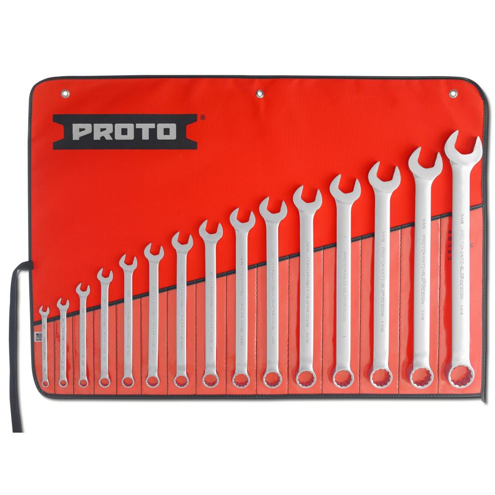 COMBO WRNCHSETTRQPLS ASD Anti-Slip  15PC
