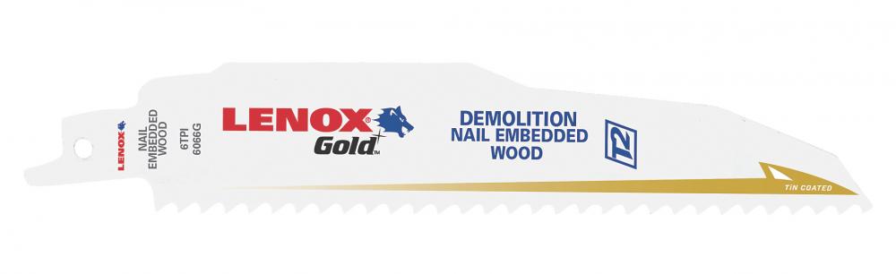 GOLD DEMO RECIP 6066GR  6X1X062X6T 5PK