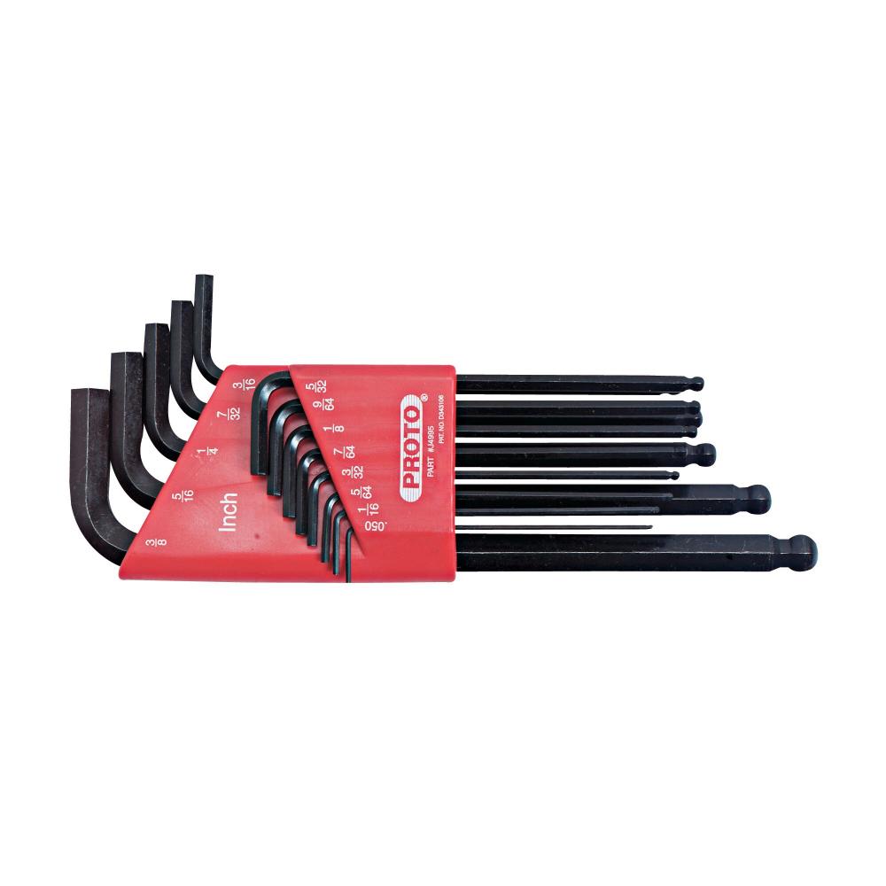 Hex KeySET Ball Style 0.05 3/8&#34; Hex 13PC