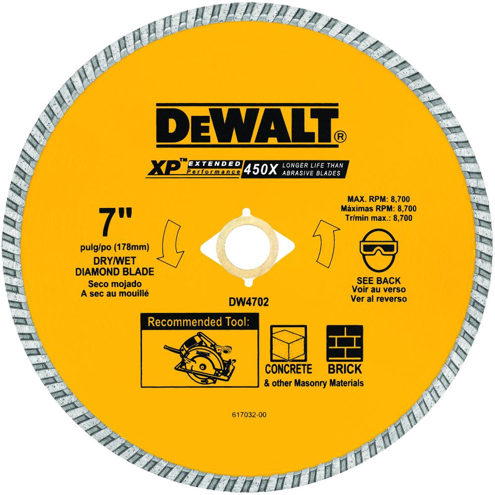 7 In. XP Turbo Diamond Blade Bulk
