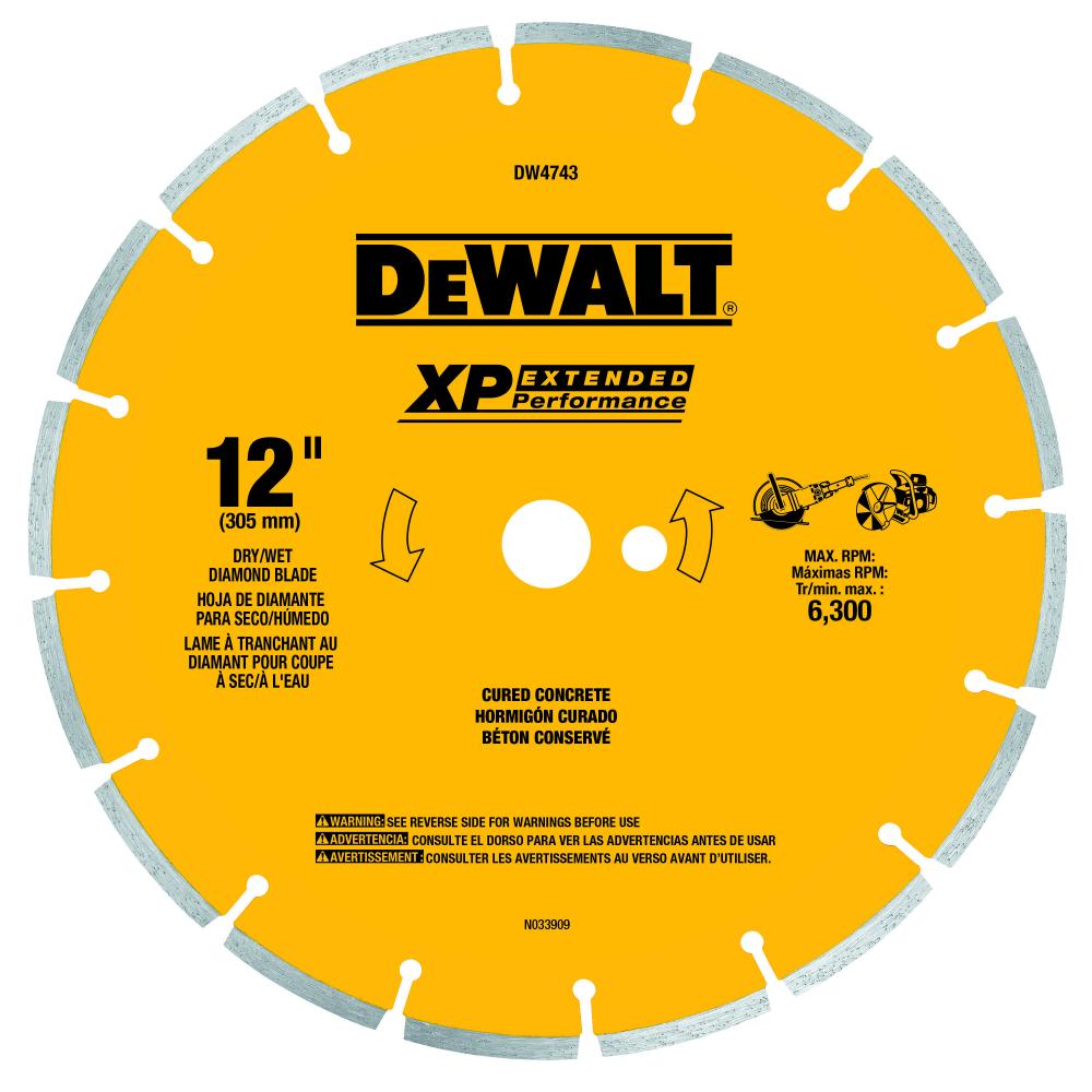 12in XP CNCRT Segmented Diamond BLD