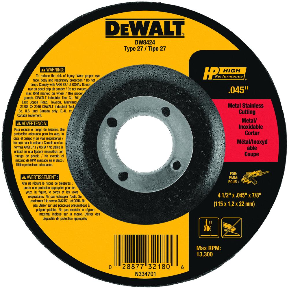4in x .045in x 5/8in MTL Cutting Wheel