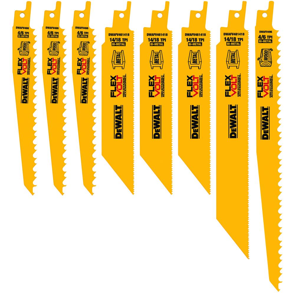8 pc. Reciprocating Saw Blade Set