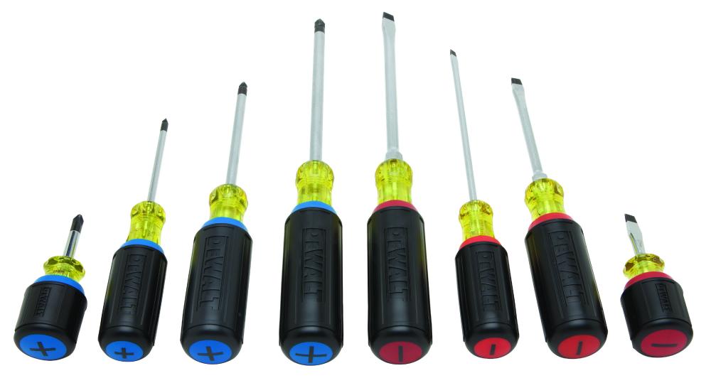 8 piece Vinyl Grip Screwdriver Set