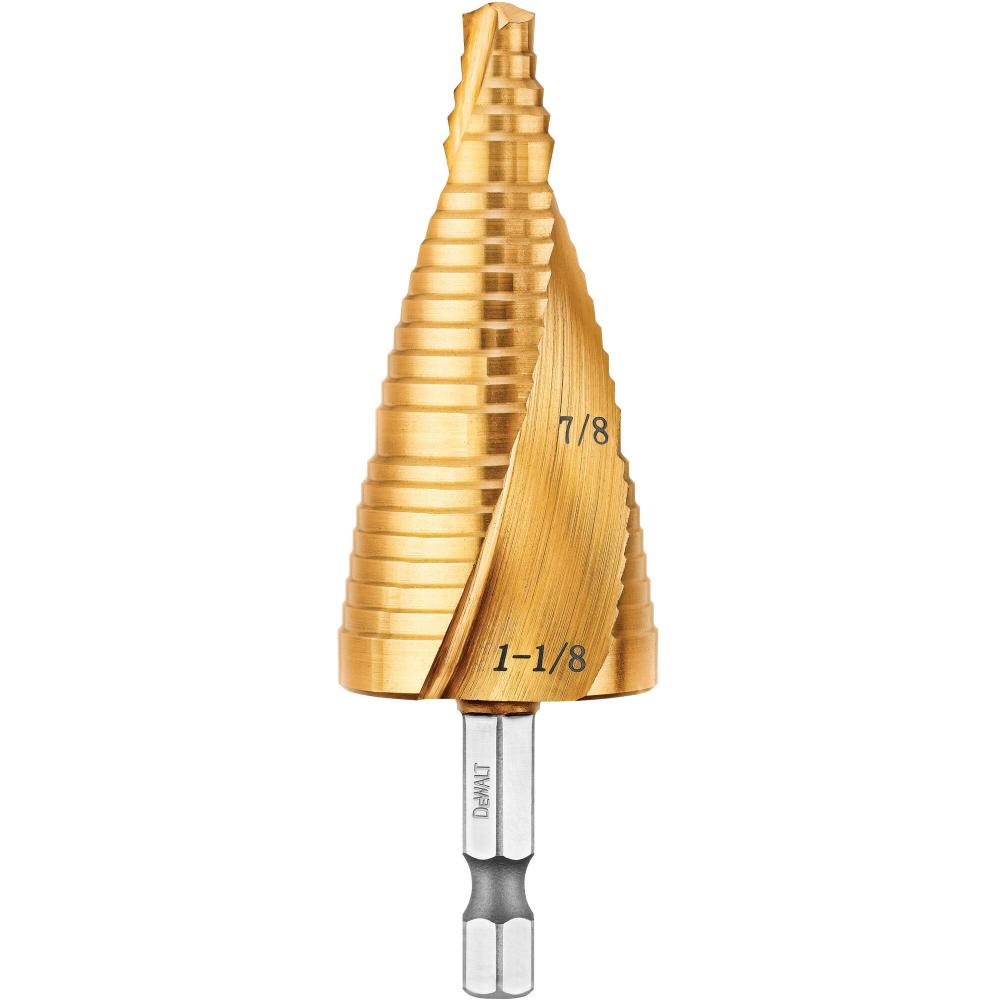 7/8&#34;, 1-1/8&#34; IMPACT READY STEP DRILL BIT
