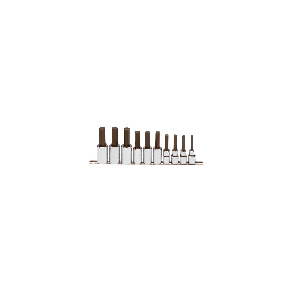 Hex Bit Set  Metric 10 Pieces 1/2 IN