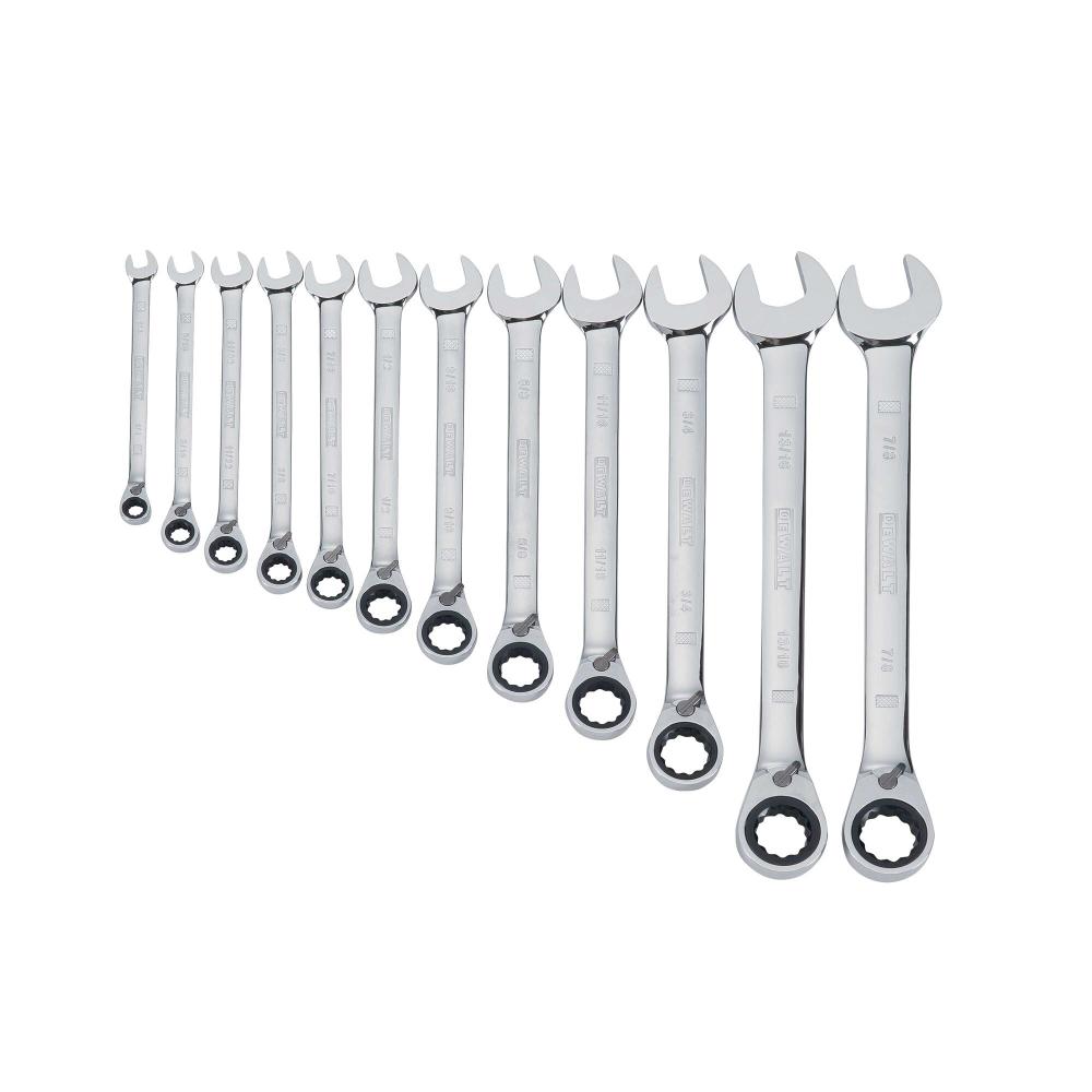 DWMT 12PC MM REV RATCHETING WR SET