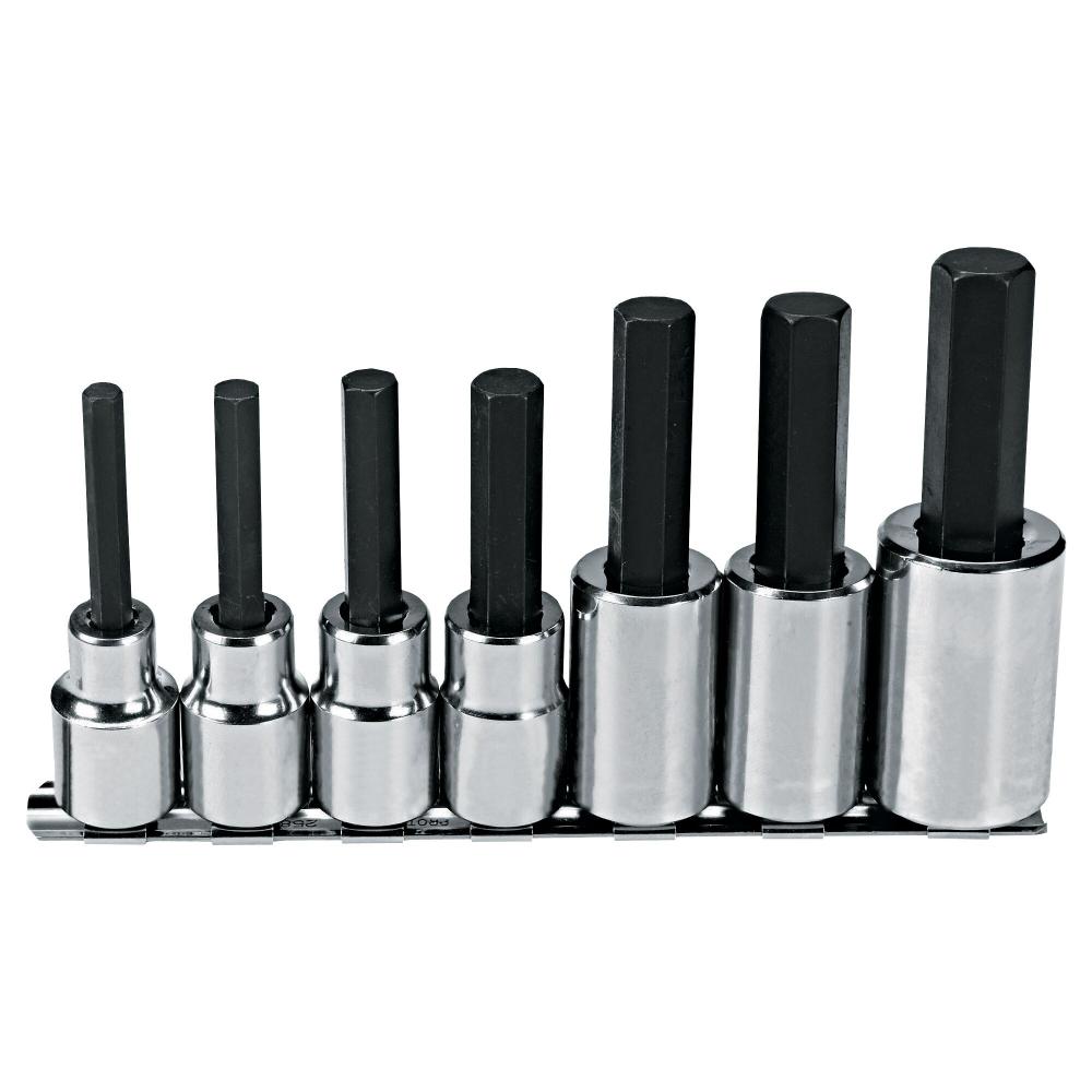 Hex Bit Set,PROTO,7 Pieces,1/2 IN