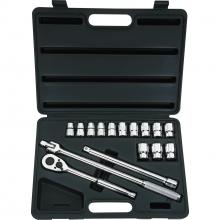Stanley Black & Decker 85-956 - 17 PC SOCKET SET 1/2" DRIVE 6 PT METRIC