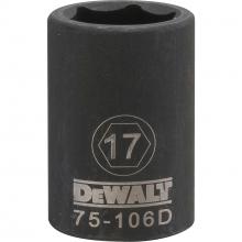 Stanley Black & Decker DWMT75106OSP - DWMT 6PT 1/2IN DR IM SKT 17 MM