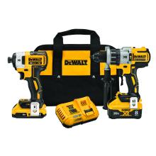 Stanley Black & Decker DCK299D1W1 - 20V BL 2-TOOL KIT (2AH/8AH)