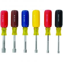 Stanley Black & Decker 62-541 - VINYL GRIP NUT DRIVER SAE SET - 6 PIECE