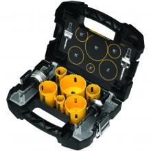 Stanley Black & Decker D180002 - 9 Piece Electrician's Hole Saw Kit
