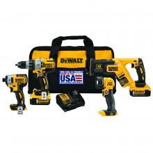 Stanley Black & Decker DCK494P2 - 20 V MAX XR Lithium Ion 4-Tool Combo Kit