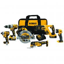 Stanley Black & Decker DCK694P2 - 20 V MAX XR Li-ion 6-TOOL Combo Kit
