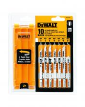 Stanley Black & Decker DW3744C - 10-Piece U-Shank Jig Saw BLD Set w/Case