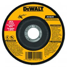 Stanley Black & Decker DW4514B5 - 4-1/2inx1/4inx7/8in HPMTL Grinding Wheel