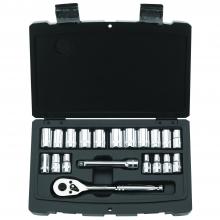 Stanley Black & Decker 92-802 - STANLEY 20 PC SOCKET SET 1/4" DRIVE SAE