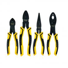 Stanley Black & Decker 84-058 - STANLEY BI-MATERIAL PLIER SET - 4 PIECE