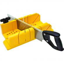 Stanley Black & Decker 20-600 - STANLEY CLAMPING MITRE BOX W/ SAW 12"