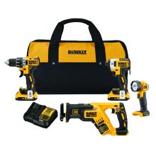Stanley Black & Decker DCK484D2 - 20V MAX XR LI-ION COMPACT 4 TOOL KIT