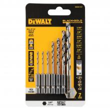 Stanley Black & Decker DWAH1107 - DW 7PC B&G HEX SHANK SET