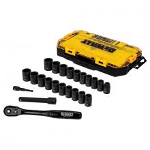 Stanley Black & Decker DWMT74739 - TOUGH BOX 23PC 1/2 DR IMPACT SOCKET SET