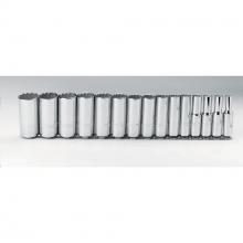 Stanley Black & Decker J54107 - Socket Set Deep 15PC 1/2in 12 Points