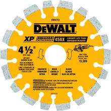 Stanley Black & Decker DW4713 - 4-1/2-in Diamond Masonry Cutting BLD