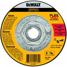 Stanley Black & Decker DWAFV84514H - 4-1/2inx1/4inx5/8in-11 T27FLEXVOLT Wheel