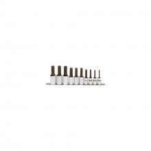 Stanley Black & Decker J5441-MA - Hex Bit Set  Metric 10 Pieces 1/2 IN