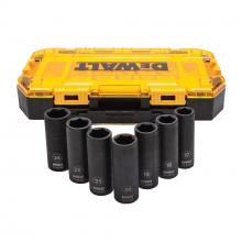 Stanley Black & Decker DWMT74737 - TOUGH BOX 7PC MM 1/2 DR DP IMP SKT SET